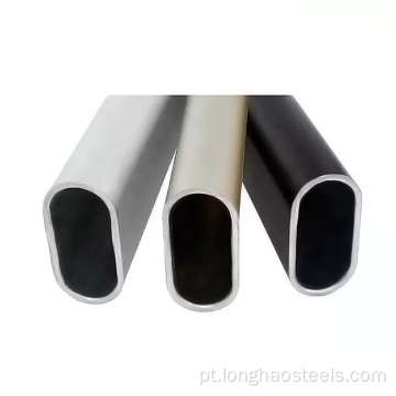 Tubo de aço inoxidável oval decorativo 200/300 Series